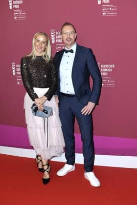 Presentation of the German Founder Award at the ZDF Hauptstadtstudio Dr. Kolja Beltrop with his wife Saskia Beltrop at the presentation of the German Founder Award at the ZDF Hauptstadtstudio in Berlin Copyright: xEventpressxTimmx