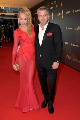 Marvin Kren with wife Kirsten Hiller Kren at the German Television Awards 2024 The Night of the Creatives at the Flora Cologne Cologne, 24 09 2024 Foto:xF.xKernx xFuturexImagex fernsehpreis_kreative_4924
