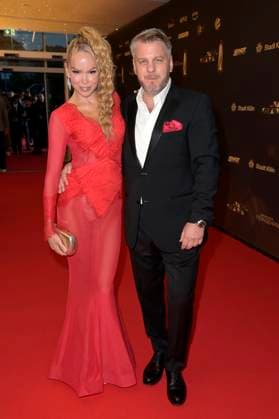 Marvin Kren with wife Kirsten Hiller Kren at the German Television Awards 2024 The Night of the Creatives at the Flora Cologne Cologne, 24 09 2024 Foto:xF.xKernx xFuturexImagex fernsehpreis_kreative_4925