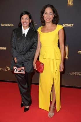 Collien Ulmen Fernandes and Jana Pareigis at the German Television Awards 2024 The Night of the Creatives at the Flora Cologne Cologne, 24 09 2024 Foto:xF.xKernx xFuturexImagex fernsehpreis_kreative_4944