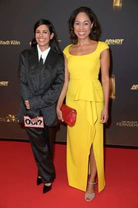 Collien Ulmen Fernandes and Jana Pareigis at the German Television Awards 2024 The Night of the Creatives at the Flora Cologne Cologne, 24 09 2024 Foto:xF.xKernx xFuturexImagex fernsehpreis_kreative_4945