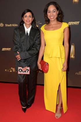 Collien Ulmen Fernandes and Jana Pareigis at the German Television Awards 2024 The Night of the Creatives at the Flora Cologne Cologne, 24 09 2024 Foto:xF.xKernx xFuturexImagex fernsehpreis_kreative_4946