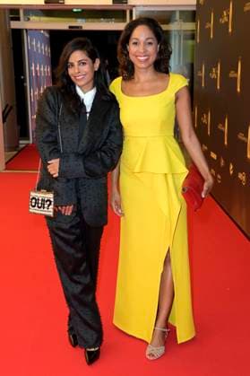 Collien Ulmen Fernandes and Jana Pareigis at the German Television Awards 2024 The Night of the Creatives at the Flora Cologne Cologne, 24 09 2024 Foto:xF.xKernx xFuturexImagex fernsehpreis_kreative_4971