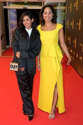 Collien Ulmen Fernandes and Jana Pareigis at the German Television Awards 2024 The Night of the Creatives at the Flora Cologne Cologne, 24 09 2024 Foto:xF.xKernx xFuturexImagex fernsehpreis_kreative_4972