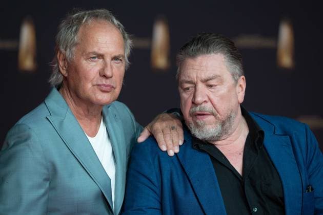 from l Uwe OCHSENKNECHT, actor, Armin ROHDE, actor, Red Carpet, Red Carpet Show, Arrival, German Television Award Ceremony, The German Television Award 2024, German Television Award 2024 at MMC Studios Cologne, on 25 09 2024