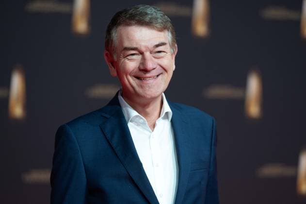 Joerg SCHOENENBORN, Jörg Schönenborn, WDR Program Director, Red Carpet, Red Carpet Show, Arrival, German Television Award Ceremony, The German Television Award 2024, German Television Award 2024 at the MMC Studios Cologne, on 25 09 2024