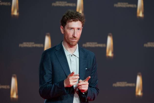 Louis KLAMROTH, Presenter, Red Carpet, Red Carpet Show, Arrival, arrival, German Television Award Ceremony, The German Television Award 2024, German Television Award 2024 at the MMC Studios Cologne, on 25 09 2024