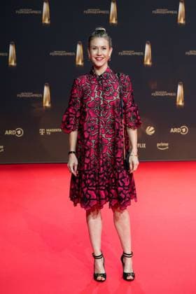 Wolke HEGENBARTH, Actress, Red Carpet, Red Carpet Show, Arrival, German Television Award Ceremony, German Television Award 2024, German Television Award 2024 at MMC Studios Cologne, on 25 09 2024
