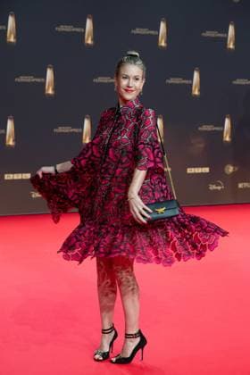 Wolke HEGENBARTH, Actress, Red Carpet, Red Carpet Show, Arrival, German Television Award Ceremony, German Television Award 2024, German Television Award 2024 at MMC Studios Cologne, on 25 09 2024