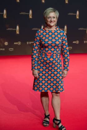Ellen EHNI, Presenter, WDR Editor-in-Chief Red Carpet, Red Carpet Show, Arrival, German Television Award Ceremony, The German Television Award 2024, German Television Award 2024 at the MMC Studios Cologne, on 25 09 2024