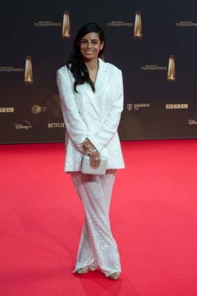 Collien ULMEN FERNANDES, Actress, Red Carpet, Red Carpet Show, Arrival, German Television Award Ceremony, The German Television Award 2024, German Television Award 2024 at the MMC Studios Cologne, on 25 09 2024