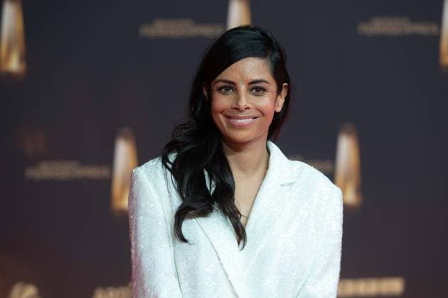 Collien ULMEN FERNANDES, Actress, Red Carpet, Red Carpet Show, Arrival, German Television Award Ceremony, The German Television Award 2024, German Television Award 2024 at the MMC Studios Cologne, on 25 09 2024
