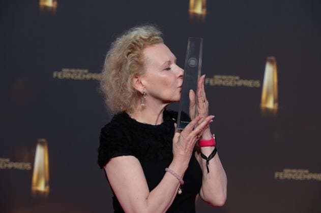 Sunnyi MELLES, Actress, Best Actress Award Ceremony of the German Television Award, The German Television Award 2024, German Television Award 2024 at the MMC Studios Cologne, on 25 09 2024