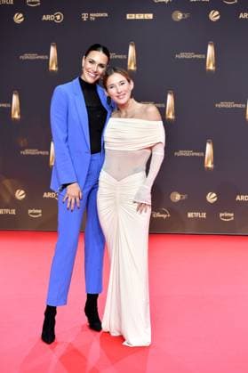 German Television Award 2024 Esther Sedlaczek and Jeannine Michaelsen at the German Television Award 2024 in the MMC Studios in Cologne Copyright: xEventpressxTimmx