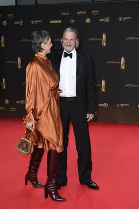 German Television Award 2024 Stefan Jürgens with his wife Boriana Rosenmüller at the German Television Award 2024 in the MMC Studios in Cologne Copyright: xEventpressxTimmx