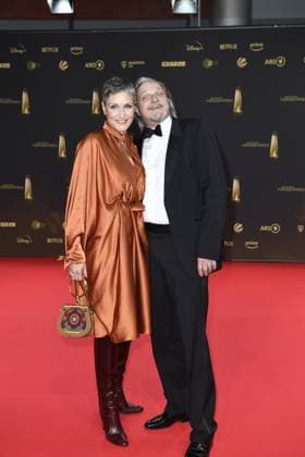 German Television Award 2024 Stefan Jürgens with his wife Boriana Rosenmüller at the German Television Award 2024 in the MMC Studios in Cologne Copyright: xEventpressxTimmx