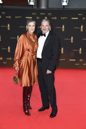 German Television Award 2024 Stefan Jürgens with his wife Boriana Rosenmüller at the German Television Award 2024 in the MMC Studios in Cologne Copyright: xEventpressxTimmx