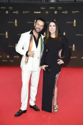 German Television Award 2024 Alexander Klaus Stecher with his wife Judith Williams at the German Television Award 2024 in the MMC Studios in Cologne Copyright: xEventpressxTimmx