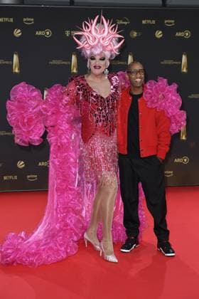 German Television Award 2024 Olivia Jones and Amiaz Habtu at the German Television Award 2024 in the MMC Studios in Cologne Copyright: xEventpressxTimmx