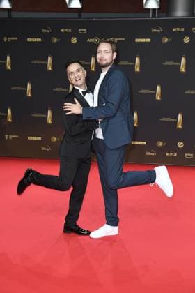 German Television Award 2024 Özcan Cosar and Bastian Bielendorfer at the German Television Award 2024 in the MMC Studios in Cologne Copyright: xEventpressxTimmx