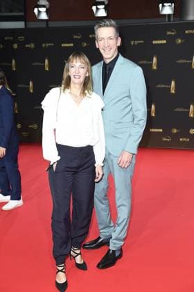 German Television Award 2024 Steffen Hallaschka with his wife Steffen Hallaschka at the German Television Award 2024 in the MMC Studios in Cologne Copyright: xEventpressxTimmx