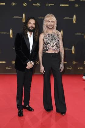 German Television Award 2024 Tom Kaulitz and Bill Kaulitz at the German Television Award 2024 in the MMC Studios in Cologne Copyright: xEventpressxTimmx