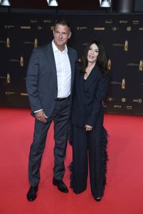 German Television Award 2024 Iris Berben and Heiko Kiesow at the German Television Award 2024 in the MMC Studios in Cologne Copyright: xEventpressxTimmx