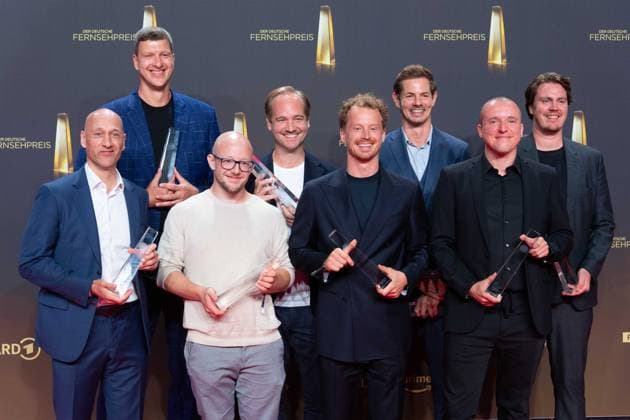 The team of FIBA Basketball World Championship 2023, award winner best sports program, German Television Award ceremony, The German Television Award 2024, German Television Award 2024 at the MMC Studios Cologne, on 25 09 2024