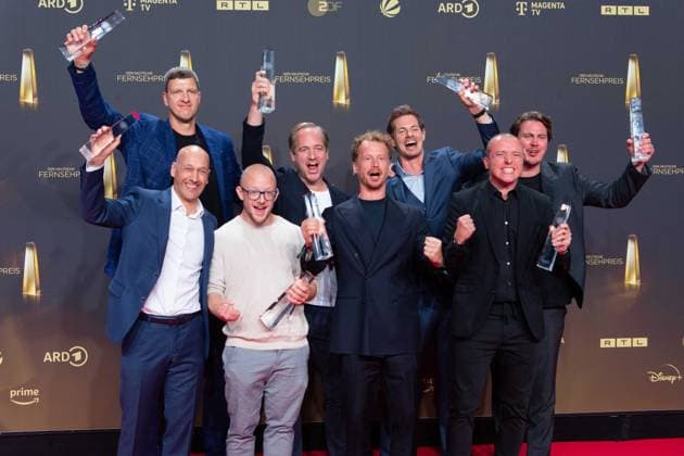 The team of FIBA Basketball World Championship 2023, award winner best sports program, German Television Award ceremony, The German Television Award 2024, German Television Award 2024 at the MMC Studios Cologne, on 25 09 2024