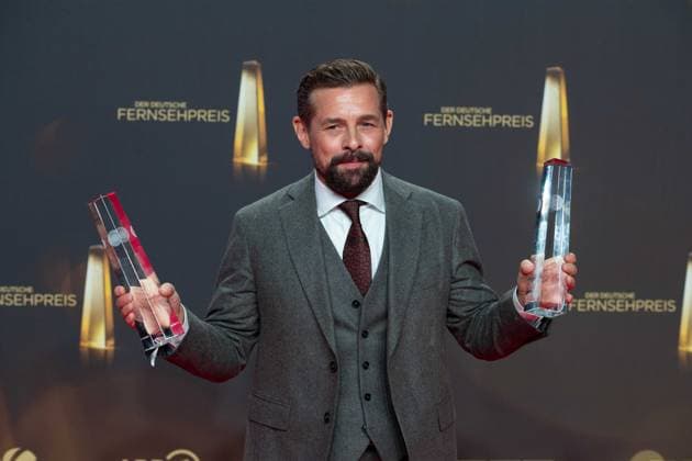 Klaas HEUFER UMLAUF, Presenter, Award Winner Best Individual Performance Presentation Entertainment, German Television Award Ceremony, The German Television Award 2024, German Television Award 2024 at the MMC Studios Cologne, on 25 09 2024