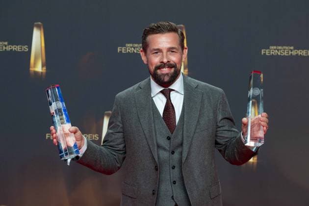 Klaas HEUFER UMLAUF, Presenter, Award Winner Best Individual Performance Presentation Entertainment, German Television Award Ceremony, The German Television Award 2024, German Television Award 2024 at the MMC Studios Cologne, on 25 09 2024