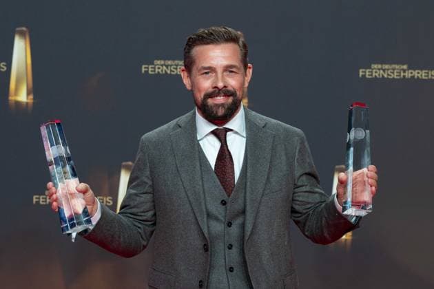 Klaas HEUFER UMLAUF, Presenter, Award Winner Best Individual Performance Presentation Entertainment, German Television Award Ceremony, The German Television Award 2024, German Television Award 2024 at the MMC Studios Cologne, on 25 09 2024