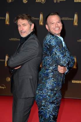 Guido Broscheit and Sebastian Fitzek at the German Television Award 2024 ceremony at the MMC Studios Cologne, 25 09 2024 Foto:xF.xKernx xFuturexImagex fernsehpreis_4640
