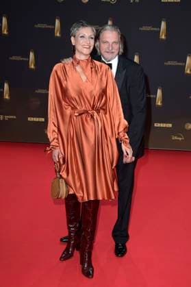 Stefan Jürgens with partner Boriana Rosenmüller at the German Television Award 2024 ceremony at the MMC Studios Cologne, 25 09 2024 Foto:xF.xKernx xFuturexImagex fernsehpreis_4644