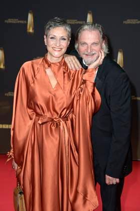 Stefan Jürgens with partner Boriana Rosenmüller at the German Television Award 2024 ceremony at the MMC Studios Cologne, 25 09 2024 Foto:xF.xKernx xFuturexImagex fernsehpreis_4646