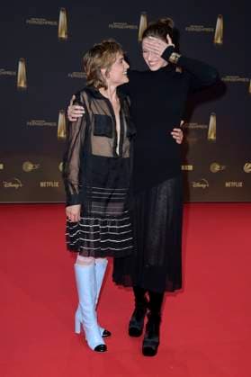 Mala Emde and Katharina Stark at the German Television Award 2024 ceremony at the MMC Studios Cologne, 25 09 2024 Foto:xF.xKernx xFuturexImagex fernsehpreis_4654