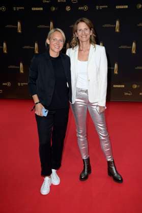 Friederike Kromp and Katrin Müller Hohenstein at the German Television Award 2024 ceremony at the MMC Studios Cologne, 25 09 2024 Foto:xF.xKernx xFuturexImagex fernsehpreis_4658