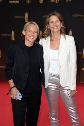 Friederike Kromp and Katrin Müller Hohenstein at the German Television Award 2024 ceremony at the MMC Studios Cologne, 25 09 2024 Foto:xF.xKernx xFuturexImagex fernsehpreis_4659