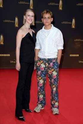 Klara Lange and David Ali Rashed at the German Television Award 2024 ceremony at the MMC Studios Cologne, 25 09 2024 Foto:xF.xKernx xFuturexImagex fernsehpreis_4670