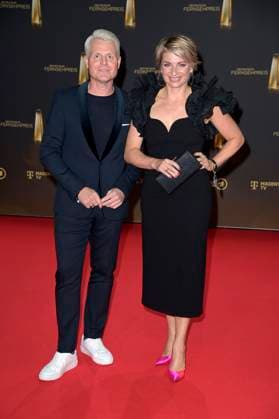 Guido Cantz and Sabine Heinrich at the presentation of the German Television Award 2024 at the MMC Studios Cologne, 25 09 2024 Foto:xF.xKernx xFuturexImagex fernsehpreis_4688
