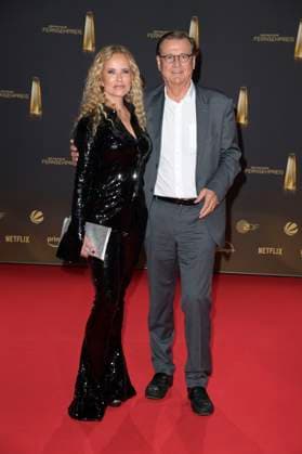 Katja Burkard with partner Hans Mahr at the German Television Award 2024 ceremony at the MMC Studios Cologne, 25 09 2024 Foto:xF.xKernx xFuturexImagex fernsehpreis_4727