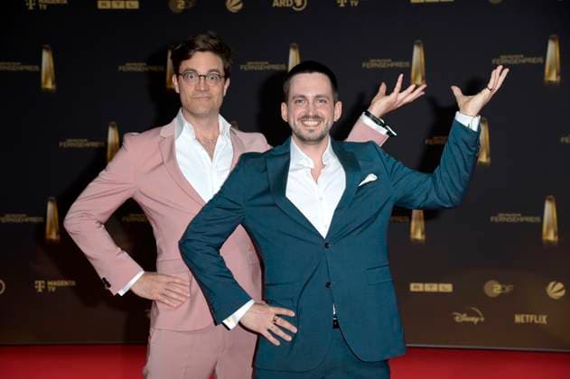 Bodo Wartke and Marti Fischer at the German Television Award 2024 ceremony in the MMC Studios Cologne, 25 09 2024 Foto:xF.xKernx xFuturexImagex fernsehpreis_4737