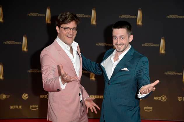 Bodo Wartke and Marti Fischer at the German Television Award 2024 ceremony in the MMC Studios Cologne, 25 09 2024 Foto:xF.xKernx xFuturexImagex fernsehpreis_4738