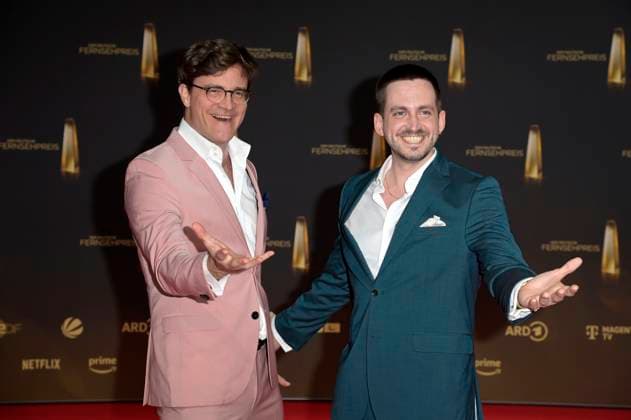 Bodo Wartke and Marti Fischer at the German Television Award 2024 ceremony in the MMC Studios Cologne, 25 09 2024 Foto:xF.xKernx xFuturexImagex fernsehpreis_4739