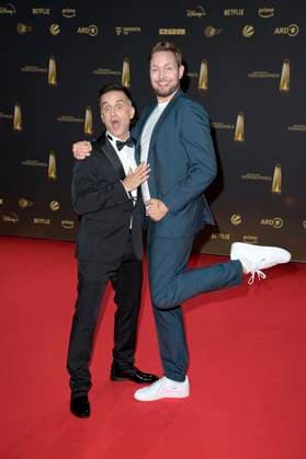 Özcan Cosar and Bastian Bielendorfer at the German Television Award 2024 ceremony at the MMC Studios Cologne, 25 09 2024 Foto:xF.xKernx xFuturexImagex fernsehpreis_4761