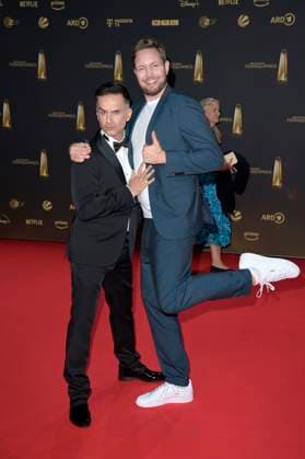 Özcan Cosar and Bastian Bielendorfer at the German Television Award 2024 ceremony at the MMC Studios Cologne, 25 09 2024 Foto:xF.xKernx xFuturexImagex fernsehpreis_4762