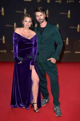 Thore Schölermann with wife Jana Schölermann at the German Television Award 2024 ceremony at the MMC Studios Cologne, 25 09 2024 Foto:xF.xKernx xFuturexImagex fernsehpreis_4773