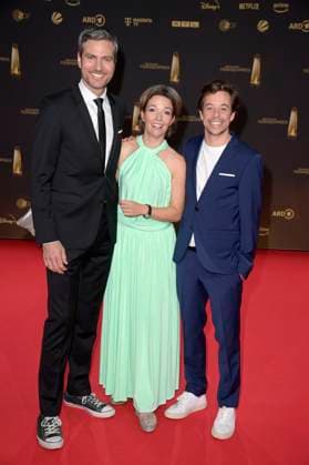 Ingo Zamperoni, Anna Planken and Tobias Krell at the German Television Award 2024 ceremony at the MMC Studios Cologne, 25 09 2024 Foto:xF.xKernx xFuturexImagex fernsehpreis_4775
