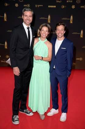Ingo Zamperoni, Anna Planken and Tobias Krell at the German Television Award 2024 ceremony at the MMC Studios Cologne, 25 09 2024 Foto:xF.xKernx xFuturexImagex fernsehpreis_4776