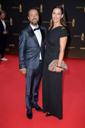 Pinar Atalay with husband Reha Omayer at the German Television Award 2024 ceremony at the MMC Studios Cologne, 25 09 2024 Foto:xF.xKernx xFuturexImagex fernsehpreis_4801